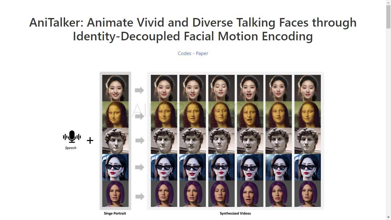 创新的框架，能够从单一的肖像生成逼真的对话面部动画
